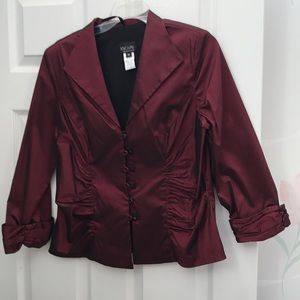 Formal Blouse Cranberry